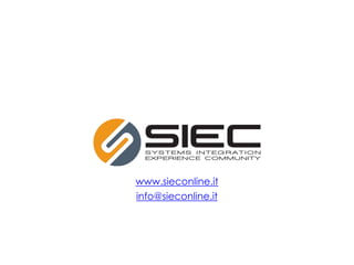 www.sieconline.it
info@sieconline.it
 