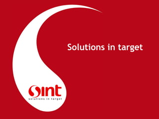 Solutions in target
 