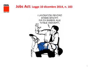 !
	
  	
  	
  	
  	
  	
  	
  
1	
  
	
  	
  	
  	
  	
  	
  	
  	
  	
  	
  	
  Jobs	
  Act:	
  Legge	
  10	
  dicembre	
  2014,	
  n.	
  183	
  	
  
	
  
 