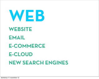 domenica 11 novembre 12
 