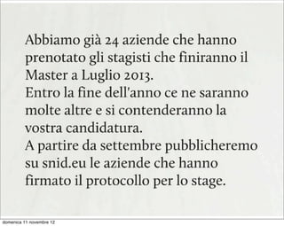 domenica 11 novembre 12
 