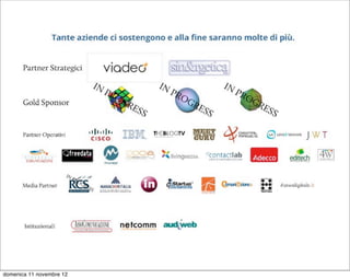domenica 11 novembre 12
 