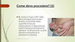 Somministrazione di eparina per via sottocutanea | PDF