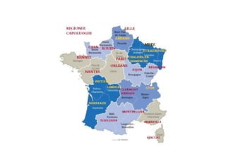 Francia: regioni e capoluoghi
