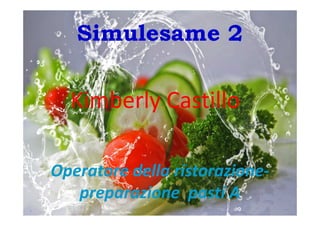 Kimberly Castillo
Simulesame 2
Kimberly Castillo
Operatore della ristorazione-
preparazione pasti A
 
