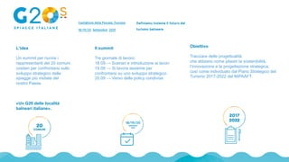Obiettivo
Tracciare delle progettualità
che abbiano come pilastri la sostenibilità,
l’innovazione e la progettazione strat...