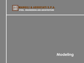 MANGILI & ASSOCIATI S.P.A.
STEEL. ENGINEERING AND ARCHITECTURE




                                      Modeling
 