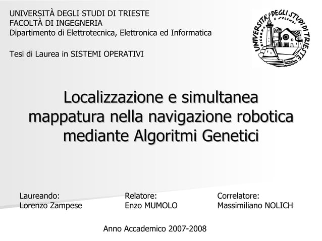 Presentazione Tesi Laurea Triennale | PPT