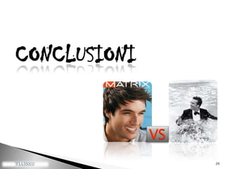 Per il consumatore finale:  un kit da viaggio (prodotti + phon)19Il caso ENERGIC di LP HommeIl lancio è stato coadiuvato in salone con l’inserimento di un poster,  di una pancarte e di un espositore per le nuove fragranze Energic.L’introduzione sul mercato di Energic è stata inoltre supportata da un’ottima comunicazione su web.I risultati sono stati incoraggianti:- COM: 100 k€- PDV: 1450Un esempio dell’effetto della comunicazione in salone