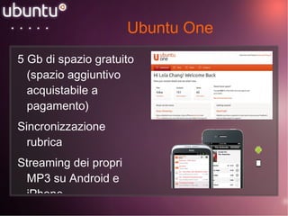 Il desktop di Ubuntu Interfaccia basata su Unity 