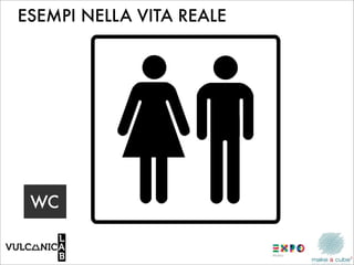 ESEMPI NELLA VITA REALE




 WC
 