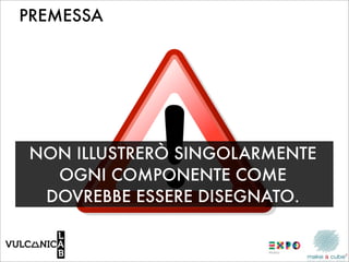PREMESSA




NON ILLUSTRERÒ SINGOLARMENTE
  OGNI COMPONENTE COME
 DOVREBBE ESSERE DISEGNATO.
 