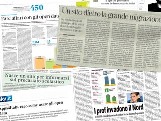 Le 15 app che potrebbero
salvare la democrazia in Italia
Il contest di Apps4Italy si è concluso a maggio con la premiazione
dei migliori progetti finalisti che utilizzano gli open data per
migliorare il nostro paese. Vi raccontiamo chi sono le persone
dietro le 15 idee della sezione app e perché potrebbero migliorare
la qualità della democrazia in Italia.
Openparlamento - il primo premio è andato in palio alla
TweetTweet
215
26
206
Mi piace
Invia
65
ShareShare
LORENZOM
Freelance e biote
studiato funghi
fino a qualche a
tesi all'estero ho
in Danimarca c'
tranne che del m
scelto di tornare
Soprattutto perc
ci sono montagn
scrivo di scienza
innovazione per
Wired.it e altre t
Roma, dove coll
redazione di Ch
ostino a prender
AGENDADELFUTURO
Premio Nazionale
l’Innovazione
29 novembre 12
BARI
6GIUGNO
Domenica 22 aprile 2012 - Il Sole 24 Ore
nòva - n. 111 4
Imprese
In Italia Stato e amministrazioni locali sono in ritardo
nel rilascio dei dataset. Ma ci sono già imprese
che traggono reddito dall’analisi delle informazioni
Q
accessibilità delle informazioni
Fare affari con gli open data
500
ISTAT
200
INPS
47
CAMERA DEI DEPUTATI
161
PROVINCIA AUTONOMA
DI TRENTO
180
COMUNE DI FIRENZE
330
REGIONE PIEMONTE
122
COMUNE DI TORINO
55
MINISTERO DELLA SALUTE
25
ARPA (VENETO)
275
PROVINCIA DI LODI
di Alessandro Longo
L
e tante iniziative open data del-
la pubblica amministrazione
stanno creando il terreno ferti-
le per aziende che vogliano co-
struirci un business. Anche in
Italia,sebbene con granderitardo rispetto
aiPaesianglosassoni.Esebbeneidatipub-
blicati dalla Pa siano pochi.
«Siamounastartupnatatremesifa.Cin-
que persone che hanno investito finora i
soldi» dice Michele Barbera, fondatore di
Spaziodati. Fanno due attività, per busi-
ness: «Arricchiamo i database di soggetti
privatitramiteidatiopenecostruiamoda-
ta market, che sono diffusi nel mondo an-
glosassonemaassentidanoi»,aggiunge.I
data market aggregano fonti open data e
creano collegamenti con tecnologie se-
mantiche.Ilrisultatohacosìpiùvaloredel-
la somma delle parti. L’accesso ai data
market può essere venduto a sviluppatori,
comebaseperfareapplicazioni,peresem-
pio su cellulare. «Abbiamo come clienti
unagrandeaziendaeunaPa,sonoproget-
tisperimentali.Stiamonegoziando un’in-
cubazione a Trento e trattando con fondi
venture capital», continua Barbera.
Dietro Openpolis c’è un modello misto,
profit e non profit: DeppSrl e l'associazio-
ne Openpolis, per promuovere la traspa-
renza e la partecipazione democratica.
Raccoglie dati sui lavori del parlamento e
le dichiarazioni dei politici (monitoraggio
in tempo reale). Si sostiene attraverso le
donazioni all’associazione e, con Depp
Srl, con l’offerta elaboratadei dati a istitu-
zioni e media.
Voglioilruolo(Mitecube)vendeabbona-
menti (10 euro l'anno) ai docenti precari:
organizza le informazioni per trovare una
cattedra, raccoglie e analizza 20mila gra-
duatorie pubblicate su una gran varietà di
siti. Circa il 70% dei servizi è però gratuito
eilsitoguadagnaanchedallapubblicità.A
dicembre 2011 i ricavi hanno superato di
poco le spese, per la prima volta (intorno
agli 80mila euro).
La pubblicazione di open data da parte
della Pa è solo il primo passo per aziende
che poi aggiungano fruibilità e intelligen-
zaaqueidati.«Un’interfacciacheorganiz-
zi meglio i dati, per esempio. Ma il futuro
potrebberoessereservizidibusinessintel-
ligencecheutilizzinogliopen data pergui-
dareleaziendenellapartecipazioneaban-
di», dice Federico Morando, managing di-
rector del centro Nexa per il Politecnico di
Torino, prima istituzione accademica a
promuovere il fenomeno open data. «Ma
in Italia siamo agli inizi. Perché ancora i
dati pubblicati dalle Pa sono troppo pochi
per farci un buon business», continua.
Eppure gliultimidue mesi sono stati un
grande fiorire di siti con open data, sulla
scortadipioniericomelaRegionePiemon-
te, il Comune di Firenze e la Provincia di
Trento, che comunque hanno cominciato
a fine 2011. Da marzo è online l’open data
della Regione Lombardia, con 21 dataset
(a regime, 138). Questa settimana il Mini-
stero dell'istruzione, dell'università e del-
la ricerca si è accordato con gli Esteri per
metterein comune le banchedati e aprirle
ad aziende, istituzioni, università. Già il
Miur ha obbligato le scuole a pubblicare i
loro dati. «Ci sono tante iniziative, ma an-
che i pionieri hanno pubblicato solo una
briciola dei dati che possiedono», confer-
ma Ernesto Belisario, avvocato esperto di
Pa online e autore di una mappa delle leg-
gi regionali sull'open data (a oggi tante
quelle proposte, ma solo la Regione Pie-
monte ne ha varata una). Altrove invece
sono già affermate le aziende specializza-
te nell'open data, come l'islandese Data-
market, le americane Factual e Infochim-
ps. Ci crede anche Vodafone : offre alle Pa
applicazionibasatesudatiopencomemu-
sei,qualitàdell'aria,eventi.«Lepotenziali-
tà sono molto interessanti», dice Moran-
do. Ora spetta alle Pa accelerare il percor-
so. Le idee di impresa sono già pronte.
© RIPRODUZIONE RISERVATA
C'è gran fermento attorno al Cyber
Protection Act (Cispa), il progetto
legislativo che sarà discusso la
prossima settimana dalla Casa dei
rappresentanti americana.
L’American Civil Liberties Union
(Aclu) e altre associazioni a difesa dei
diritti civili hanno criticato il progetto,
che imporrebbe agli Internet service
provider (Isp) di consegnare i dati
della navigazione alle autorità
governative.
Guai in vista per il popolare
videogame Assassin’s Creed, uno dei
titoli più venduti negli ultimi anni,
ai al quinto episodio. John
la legge del web
a cura di Giovanni Maria Riccio
Bandi
450
gli interventi di brasilia
La Corte d'appellodi Pau, in Francia,
ha stabilito che i tribunali francesi
siano competenti nei confronti di
Facebook e che le condizioni generali
di accesso al sito, che prevedono una
competenza esclusiva del foro della
California, siano inefficaci. Irrilevante
sarebbe, quindi, il fatto che i server nei
quali sono caricati i dati degli utenti
sono localizzati negli Stati Uniti. I
caratteri tipografici utilizzati, inoltre,
sarebbero troppo piccoli, rendendo
complessa la lettura.
videogame
La disputa del copyright
all’estero
Dalla lente sulla corruzione
alle opere per il Mundial
13 40%
le esperienze pilota
Premio Marzotto per l’impresa
Il bando della seconda edizione del Premio Gaetano
Marzotto, dedicato alla nuova impresa italiana, prevede
un montepremi da 450mila euro. Candidature entro il
30 giugno. www.premiogaetanomarzotto.it
Ifilmatidall’Open Government Partnership di
Brasiliachesiè tenutonei giorni scorsi.
www.ilsole24ore.com/nova
francia
Facebook a processo
controlli
Proteste per il Cispa
di Luca Dello Iacovo
a Due anni fa il governo inglese vara un
portale per accedere ai dati aperti: era il
primoinEuropa.Avalutarel'impattodel-
la piattaforma che ospita ottomila data-
set è una ricerca dell'Agenzia nazionale
per l'audit dellapubblica amministrazio-
ne,ilNao.Ha scopertocheatrovare subi-
to applicazioni sono state le informazio-
ni geografiche e le statistiche condivise
dalle scuole. Otto persone su dieci, però,
non utilizzano in profondità gli archivi.
Stima inoltre che il beneficio dei dati del
settore pubblico sull'economia inglese
sia di 16 miliardi di sterline. Il Finnish In-
stitutediLondra,invece,haindagatosul-
le amministrazioni locali nel Regno Uni-
to:rilevacheil36% deiComuniconsidera
gliopen data unsuccessoperlatrasparen-
za e l'accountability verso i cittadini, ma
non riscontra un aumento nell'efficienza
della macchina amministrativa.
Alcune nazioni mostrano una strada
dapercorrereancheneipaesiinviadisvi-
luppo. A luglio il Kenya ha lanciato la sua
vetrinanazionaledidati aperti:èunami-
nieraperlaretelocaledisviluppatorisof-
twarelocali.Adaiutarlièarrivatouninve-
stimentodi12 milionidieuronell'iHubdi
Nairobi, un incubatore che ospita
un'area di lavoro condivisa da imprendi-
toriaiprimipassi.ÈgestitodaJessicaCo-
laco, laureata in informatica: «Gli open
data aiuteranno a costruire applicazioni
software»,prevedevadopoilvarodelpor-
tale keniota. Progetti come M-Farm, ad
esempio,abilitano lacomparazionedelle
spese per le aziende agricole dal display
di un cellulare.
Anche il Brasile punta sulla trasparen-
za. La prossima Coppa del mondo di cal-
cio sarà giocata a partire da giugno del
2014: labachecadiPortaldaTransparen-
cia, varata come prototipo già sette anni
fa,mostral'ammontaredegliinvestimen-
tipubblicinellacittàdiSanPaoloeinaltri
undicicentriurbani.Sonoaccessibilidati
aggiornati, scaricabili come foglio di cal-
colo. Nella pagina campeggia un bottone
grigioconlaparola“denuncia”persegna-
lare episodi di corruzione. Che apre un
modulodacompilareonline:permetteal-
la fonte di restare anonima. Ai progetti
varati dal governo di Brasilia si affianca-
no iniziative private. La foresta
dell'Amazzonia tocca i confini di nove
nazioni: un giornalista, Gustavo Falei-
ros, ha in cantiere una piattaforma per
raccoglieredalterritoriogliavvisididan-
niambientali che,altrimenti, non sareb-
bero rilevati, oppure resterebbero fram-
mentati negli archivi dei singoli Stati. I
datiraccoltisaranno integraticonrileva-
zioni satellitari e dai social network: di-
venteranno accessibili per rielaborazio-
ni e inchieste sul campo.
Il controllo delle spese nella pubblica
amministrazione è un filo conduttore
in due nazioni dell'Est europeo. In Slo-
vacchia un'organizzazione non gover-
nativa,Fair playalliance,seguela raccol-
ta di informazioni sul procurement del-
la pubblica amministrazione e ha co-
struito una banca dati accessibile onli-
ne. Anche nei Balcani alcuni progetti
muovono i primi passi. Kallxo raccoglie
in Albania le denunce sulla corruzione
locale. «Avviene una triangolazione: i
cittadini segnalano un problema, le au-
torità promettono di intervenire in un
tempo determinato e le organizzazioni
non governative fanno da tramite. Veri-
ficano che non avvengano abusi e che le
iniziative siano completate», dice Giu-
lio Quaggiotto, practice leader in know-
ledge and innovation del Programma
delle Nazioni Unite per lo sviluppo.
© RIPRODUZIONE RISERVATA
1.161
le pa più propense all’apertura
Londra la prima ad aprirsi
al pubblico: il beneficio stimato
è pari a 16 miliardi di sterline
Temi. Dall’ambiente all’urbanistica sono
13 gli argomenti proposti dal modello
open data del Comune di Firenze.
Quota.IlprogettoOpenDatadellaProvin-
cia di Trento permetterà a breve di libera-
re il 40% dei dati posseduti sul territorio.
Sviluppo locale. Per il governo keniota il
lancio del portale di open data è un primo
In Puglia si reclutano
le migliori idee giovani
Dal 31 maggio al 2 giugno si terrà a
Lecce, alle Manifatture Knos, la
quinta edizione del "Bollenti spiriti
camp", una tre giorni dedicata alle
idee e ai progetti imprenditoriali dei
giovani pugliesi. Proprio nell’ambito
della rassegna, verrà presentato il
nuovo bando Principi attivi 2012.
Così come nelle edizioni precedenti
(nel 2008 e del 2010), anche questa
volta intende favorire la
partecipazione dei giovani pugliesi
allo sviluppo del territorio attraverso
il finanziamento di progetti ideati e
realizzati dai giovani: per l’edizione
2012 sono al momento disponibili 4
milioni di euro, che consentiranno di
finanziare fino a un massimo di 160
progetti; il bando resterà aperto 4
mesi, quindi sarà possibile
presentare progetti dall’inizio di
giugno fino alla fine di settembre
2012. Informazioni aggiornate sul
salone e sul bando all’indirizzo web
bollentispiriti.regione.puglia.it/index.php.
di Marco Ferrando
Saperi aperti. Dal primo luglio le ricerche
della Banca mondiale saranno pubblicate
con la licenza Creative commons predefinita
Monitoraggio continuo. Il Portal da
Trasparencia condivide informazioni sulle
spese della pubblica amministrazione
erale: i dati vengono aggiornati ogni
Trasparenza capillare. Sono 1,75 milioni le
visite al portale Data.gov.uk della Gran
Bretagna a partire dal gennaio 2010. Gli enti
locali segnalano spese superiori alle 500
l'Agenzia nazionale per gli audit
Molise, mini-prestiti
per le neo imprese
Tra gli incentivi a sostegno del
sistema produttivo molisano varati
a inizio aprile dalla Giunta regionale,
c’è anche una misura ad hoc, "Mi
fido di te", che punta ad agevolare
l’accesso al credito delle micro
imprese. In quest’ottica è stato
costituito un nuovo fondo rotativo,
dell’ammontare di 3 milioni, per
l’assegnazione di piccoli prestiti sia
alle micro imprese già esistenti ed
operanti sul territorio che a quelle in
fase di start up. La finestra per la
presentazione delle domande si
apre il 15 maggio: le richieste di
prestito dovranno essere inviate in
un plico chiuso esclusivamente con
raccomandata postale, con avviso di
ricevimento, a Finmolise (via Pascoli
68, 86100 Campobasso). I
finanziamenti avranno un
ammontare compreso tra i 5 e i
15mila euro, da rimborsare entro
36-60 mesi; il regolamento del
bando e la modulistica all’indirizzo
www.finmolise.it.
Apre i battenti
Start cup Lombardia
Gli aspiranti imprenditori lombardi
potranno candidarsi fino al 21
maggio all’edizione 2012 della Start
Cup Milano Lombardia. Come
sempre possono partecipare
studenti, laureati, dottorandi,
ricercatori, professori e chiunque
abbia un'idea imprenditoriale
originale e innovativa: il concorso
assegna premi in denaro (per un
totale di 36mila euro) e permette
l’accesso alla finale del Premio
nazionale dell’innovazione, in
calendario a Bari a fine novembre
2012. Quest’anno le proposte
imprenditoriali concorreranno in tre
diverse sezioni di riferimento: Ict e
Tecnologie industriali e servizi,
Scienze della vita (biotech,
dispositivi biomedicali,
farmaceutica) e Tecnologie per
l’ambiente e agroalimentare.
Informazioni e scadenze al sito
www.startcupml.net.
Spaziodati, creata tre mesi fa,
aggrega da diverse fonti
Voglioilruolo informa i precari
Download. Il numero di volte in cui è sta-
to scaricato il file «Studenti piemontesi
1980-2009». È il record
Venezia, la Cdc sostiene
le Pmi più creative
Si è aperto lunedì scorso il nuovo
bando della Camera di commercio
di Venezia per il sostegno alle
neo-imprese creative. In totale
l’ente ha stanziato 60mila euro:
verranno utilizzati per l’erogazione
diretta di servizi di assistenza e
consulenza finalizzati a sostenere le
imprese, per un valore massimo
dell’intervento agevolativo fino a
5mila euro per impresa.
L’ammissione ai benefici del bando
verrà effettuata sulla base di una
graduatoria di merito, a seguito
della valutazione dei progetti; il
bando resterà aperto fino al 31
luglio: informazioni,
documentazione e modelli per la
usiness plan
fonte: dati elaborati in base a www.dati.gov.it
Provincia di Trento
La giunta della Provincia autonoma di
Trento ha approvato il 17 febbraio una
delibera per la pubblicazione di parte
della banca dati Siat (Sistema Informativo
Ambiente e Territorio. Da marzo ha
pubblicato 161 dataset (grafo stradale,
beni architettonici della Provincia, bacini
idrografici, toponomastica, paesaggi),
con il formato innovativo del geocatalogo
(informazione geo-referenziata e linkata).
Il geocatalogo permette di classificare,
descrivere e ricercare informazioni
relative a geo-dati e geo-servizi.
www.territorio.provincia.tn.it
Piemonte e Torino
La prima legge italiana sugli open data è
di fine 2011: della Regione Piemonte.
Impone che tutti i dati della Regione
siano disponibili al pubblico. La Regione
aveva già fatto avanguardia nel 2010
lanciando il primo portale italiano
contenente dati della Pa. Più di recente, il
Comune di Torino ha messo sul proprio
sito un centinaio di archivi, catalogati per
settore (strutture sanitarie, stato dei
parcheggi, flussi di traffico, rifiuti,
localizzazione e contatti dei cinema).
www.dati.piemonte.it
www.comune.torino.it/aperto
Comune di Firenze
Il sito open data del Comune di Firenze,
presentato a febbraio, contiene 180
dataset riguardanti la vita cittadina, dalle
piste ciclabili (dati più scaricati a marzo)
agli scavi archeologici. Danno mappe,
illustrano servizi, problemi, opportunità
per i cittadini. Il primo sito è stato tra i
pionieri in Italia. Il Comune ha lanciato,
grazie a questi dati, Firenze Up!, app
sugli eventi cittadini. Ha firmato con
Wikitalia un accordo per avviare forme
di collaborazione con i cittadini sugli
open data.
http://opendata.comune.fi.it
La classifica delle prime dieci pubbliche amministrazioni per dataset pubblicati in valori assoluti
3
Martedì 19 Luglio 2011
Attualità
L’ultimaondata,primadelblocco,nel2007.Iprecari:«Èfuga,alMeridionenonc’èlavoro».Sìalconcorsoperpresidi
IprofinvadonoilNord
di Lorena Loiacono
ROMA - E’ un vero e proprio
esercito quello che dalle scuo-
le del Sud si sta trasferendo al
Nord in cerca di una cattedra
di ruolo o anche solo di sup-
plenza annuale. I docenti pre-
cari infatti, dopo la mannaia
dei tagli, sono alla ricerca di
in una città in cui ci sia la pos-
sibilità di lavorare. E la scelta
ricade, spesso, nelle ricche pro-
vince settentrionali.
Almeno un insegnante su 8
ha presentato domanda di tra-
sferimento in un’altra gradua-
toria, nonostante il vincolo di
5 anni di permanenza sulla
stessa provincia per gli immes-
si in ruolo: i dati, riportati da
Tuttoscuola, parlano di un eso-
do che vede spostarsi 28494
precari su un totale di 246 mi-
la iscritti. Le regioni maggior-
mente invase sono il Lazio
con il 23,8% di trasferimenti e
la Toscana con il 21,1%, a se-
guire l’Emilia Romagna e il
Piemonte con il 18%. A forni-
re i dati reali di quel che sta
accadendo nelle singole città è
Voglioilruolo.it, il sito con cui
i precari riescono a tenersi ag-
giornati sulla situazione delle
singole provincie: a Roma so-
no arrivati 1923 nuovi iscritti
per le scuole elementari e
1163 per le materne, affollatis-
sima anche la provincia di To-
uovi arrivi nel- a settembre, mancheranno al-
99 maestri di
dalità per mesi si è combattu-
ta la guerra tra il Miur e i sin-
sta stravolgendo le
sponibili: l’ultimo esodo dei
docenti, infatti, risale all’ag-
giornamento delle graduatorie
oncesso nel 2007. Ma nel frat-
ta
«Quest’anno i supplenti so-
no in una condizione dispera-
ta – spiega Stella Curreli, presi-
dente del Cip, il comitato de-
gli insegnanti precari – la fuga
al Nord riguarda soprattutto i
maestri delle elementari. Nel-
le città settentrionali, rispetto
a quelle del sud, c’è sempre
stata maggiore disponibilità di
cattedre perché esistono altri
sbocchi lavorativi. Ma que-
st’anno, a fronte dei tagli, mol-
ti supplenti resteranno lo stes-
so senza lavoro».
In mobilità anche gli aspi-
ranti presidi: il concorso per
2386 dirigenti scolastici, ap-
provato dal Miur, prevede in-
fatti il 40% dei posti al Nord.
E oggi si apre il tavolo con
sindacati per le 67 mila immis
sioni in ruolo annunciate da
ministro Mariastella Gelmin
LA GELMINI
TRATTA
Oggi incontro
al ministero
sulle
assunzioni
dei 67.000
precari dal 1˚
settembre
In30.000sitrasferiscononelleregioniricche.Boomalleprimarie
«MaidocentidelSudsonomenobravi»IL LEGHISTA CAVALLOTTO
di Alessandra Severini
L’onorevole Davide Ca-
vallotto è il deputato le-
ghista che si è occupato
del ddl scuola. Preoccu-
pato dall’esodo?
«Si tratta di docenti
che hanno punteggi gon-
fiati. Così riescono a pas-
sare davanti in graduato-
ria ai prof del Nord, più
preparati, bravi e con va-
lutazioni reali».
Ma perché proprio
non volete gli insegnanti
meridionali?
«Sono persone che
chiedono trasferimenti
al Sud dopo pochi anni,
creando precarietà e fa-
cendo mancare la conti-
nuità didattica».
Avete fatto delle propo-
ste per arginare l’esodo?
«Siamo riusciti a met-
tere dei paletti nel decre-
to sviluppo. Ma solo pic-
coli passi, chiedendo ad
esempio che il trasferi-
mento possa essere ri-
chiesto solo dopo 5 anni
di servizio effettivo. Ma
poi ci siamo scontrati
con un muro che inten-
de difendere questo sta-
tus. I parlamentari Pdl e
Pd del Sud, ma anche i
democratici eletti a
Nord ci hanno impedito
per esempio di inserire
la norma che prevedeva
un bonus di 40 punti
per i docenti residenti
nella provincia della
scuola dove chiedevano
di lavorare».
I nuovi emigranti
NUOVI ISCRITTI
A ROMA
domande di iscrizione
in graduatoria, compresi
i trasferimenti
246 mila
le domande
di trasferimento
28.494
degli iscritti nel Lazio
viene da altra provincia
23,8%
degli iscritti in Toscana
viene da altra provincia
21,1%
degli iscritti in Piemonte
e Emilia Romagna viene
da altra provincia
18%
elementari materne
1.923
1.163
NUOVI ISCRITTI
A TORINO
elementari materne
423
266
24 / ECONOMIA
Apps4Italy, ecco come usare gli open
data
Prendere l’autobus, calcolare i prezzi dei taxi o visualizzare su una mappa il voto
elettorale. Il concorso promosso dal ministero dell’Innovazione premia progetti e
vative basate sull'uso dei dati aperti. Ecco i finalisti
 