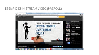 ESEMPIO DI IN-STREAM VIDEO (PREROLL)
 