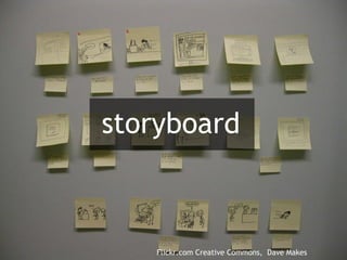 storyboard Flickr.com Creative Commons,  Dave Makes 