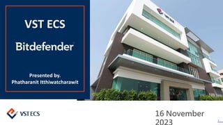 1
Topic
Topic
VST ECS
Presented by.
Phatharanit Itthiwatcharawit
16 November
 
