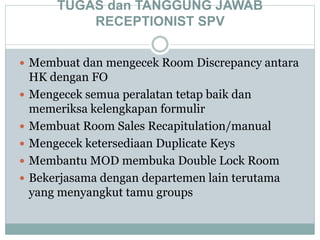 Room Discripancy Present By_LK_Front Office_RECEPTION_Hotel Accomodation | PPTX