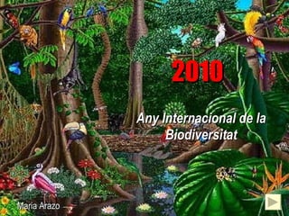 2010 Any Internacional de la Biodiversitat Maria Arazo 