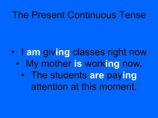 Present continuous | PPT