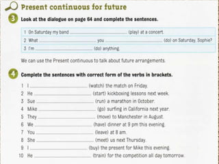 Present continuous future plans | PPTX