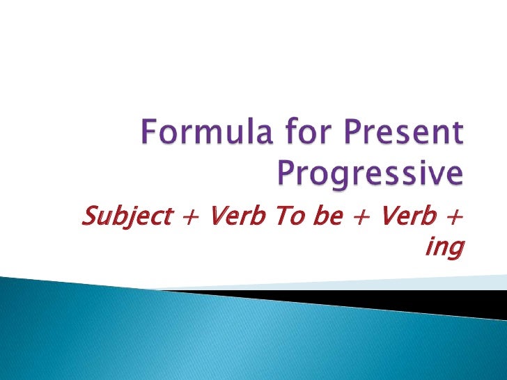 present continuous or present progressive tense 1 728