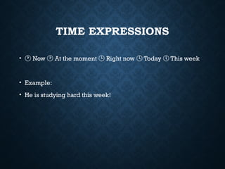 Present Continuous Presentation (conceito e exemplos) | PPTX