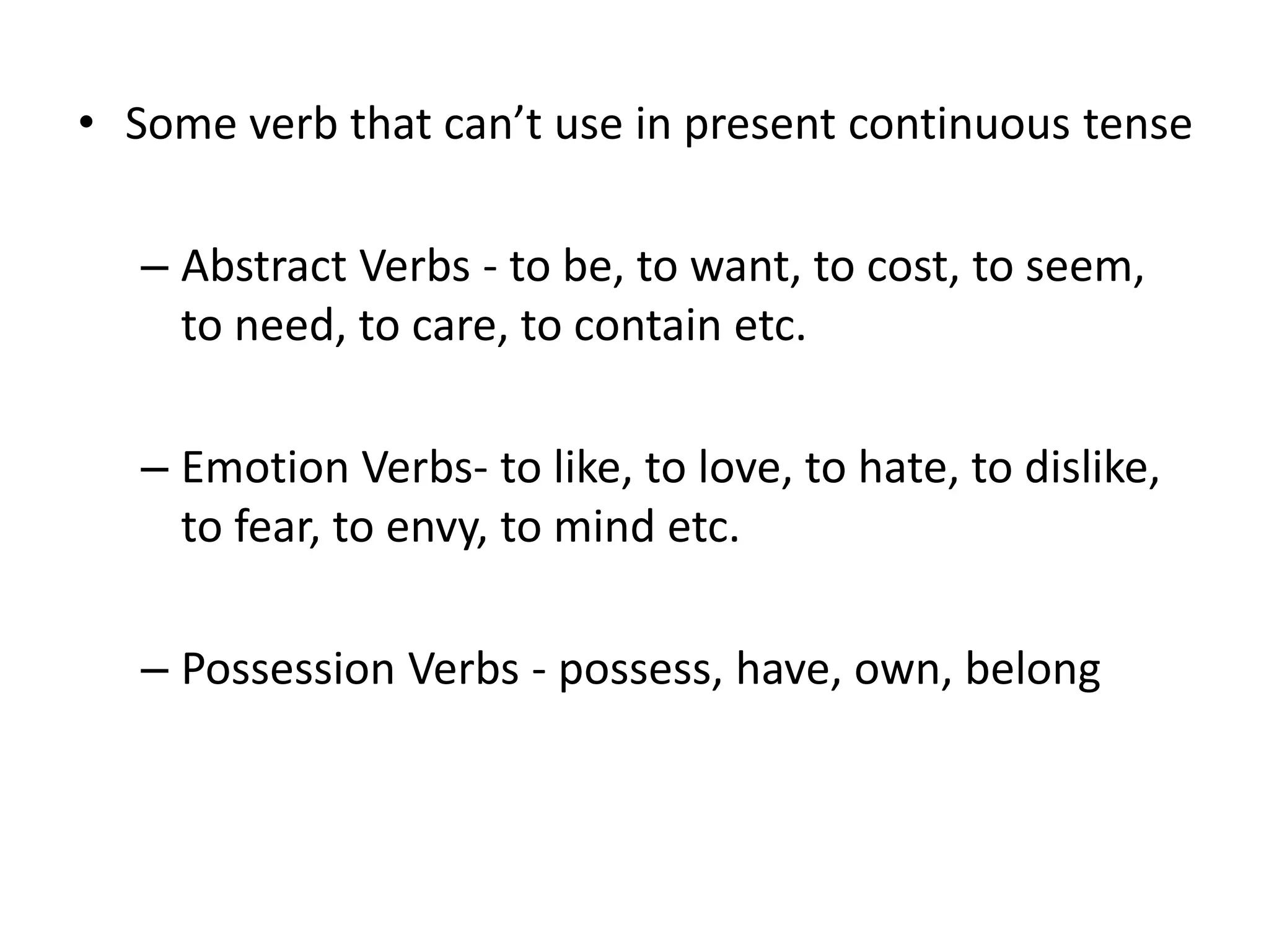 Present continuous tense | PPTX