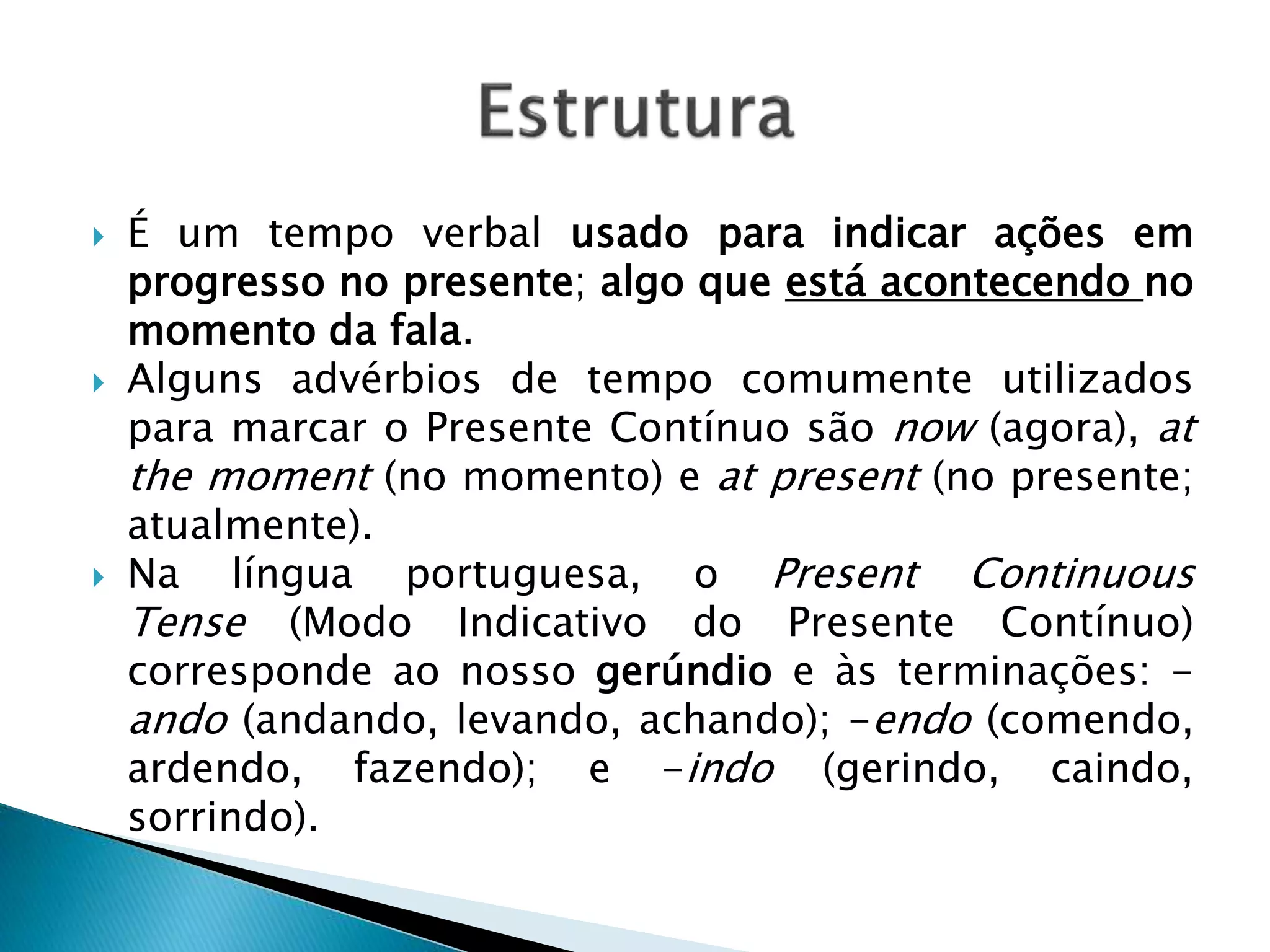 Present continuous tense | PPT