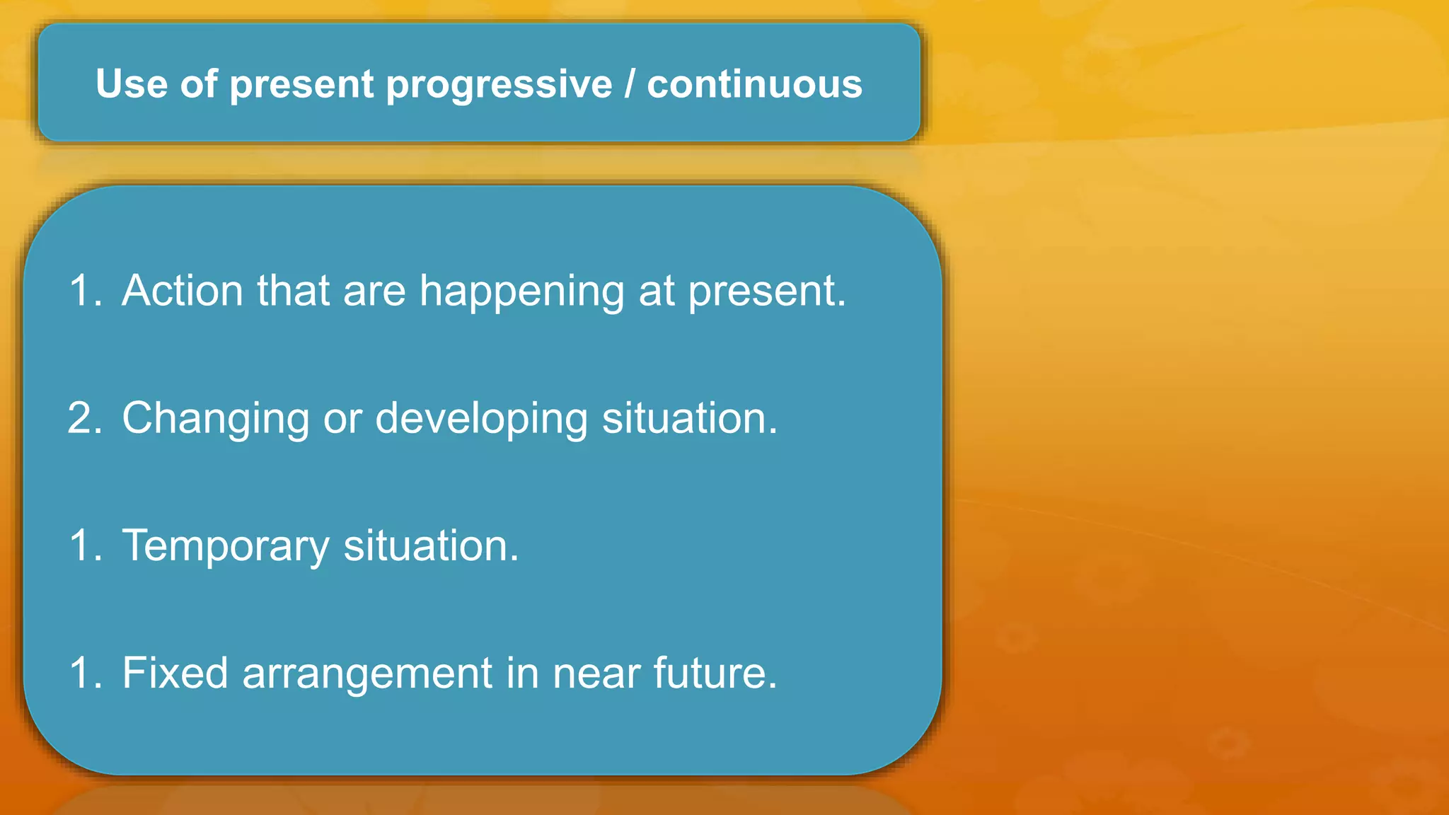 #learningisfun #englishgrammar Tenses | Present Continuous Tense ...