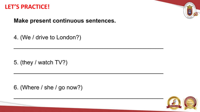 PRESENT CONTINUOUS TENSEXXXXXXXXXXXXXXXXX | PPT