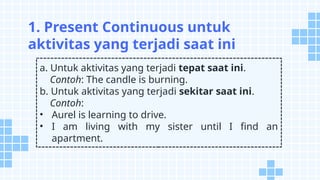 Sentences In Present Perfect Continuous Present_Continuous_Tense kelas 9 ...pptx