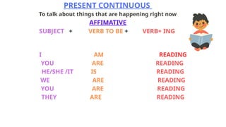 PRESENT CONTINUOUS TO EXPRESS ACTIONS THAT | PPTX