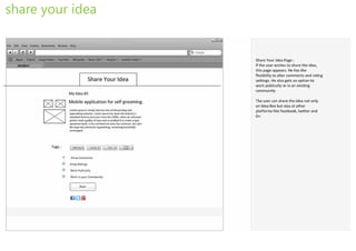 share your idea
 