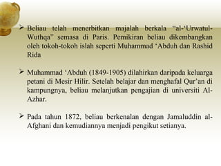 Pengaruh Gerakan Islah Timur Tengah Terhadap Gerakan Islah di Alam ...