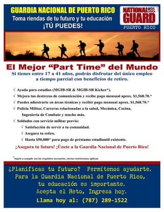 Llama hoy al: (787) 289-1522
 