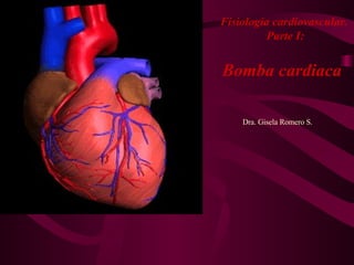 Bomba cardiaca Fisiologia cardiovascular. Parte I: Dra. Gisela Romero S. 