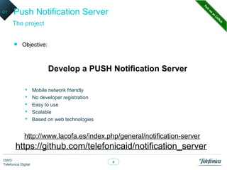 OWD - Push Notification Server Architecture [DEVCON1_2012] | ODP