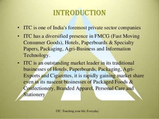 presentation on ITC