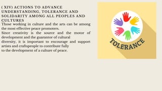 Role of UNESCO Promoting Peace Education. | PDF