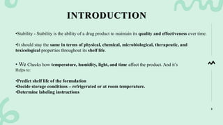 Stability studies as per ICH for different formulation | PDF