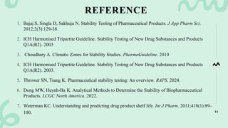 Stability studies as per ICH for different formulation | PDF