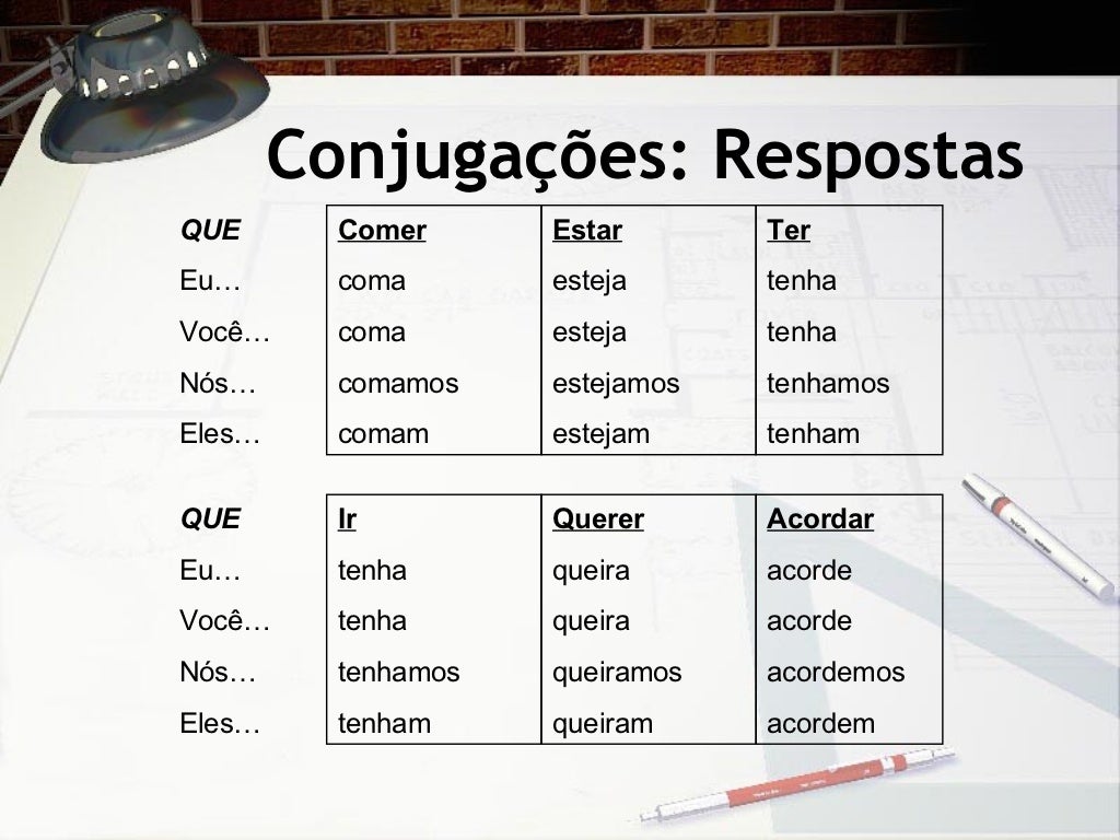 Subjuntivo