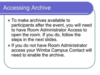 Uploading PowerPoint on the FlyIt is recommended that you load PowerPoints prior to class as it will take time to load if doing it on the fly.In the Presenter’s Console select the PowerPoint Upload icon