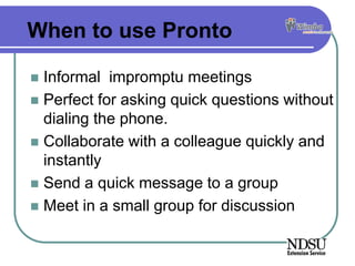 After the Meeting Reflect on your presentation  Review the archive and make sure it’s     open for access  Note all unexpected issues encountered and work with appropriate people  Ask for feedback from others to improve 