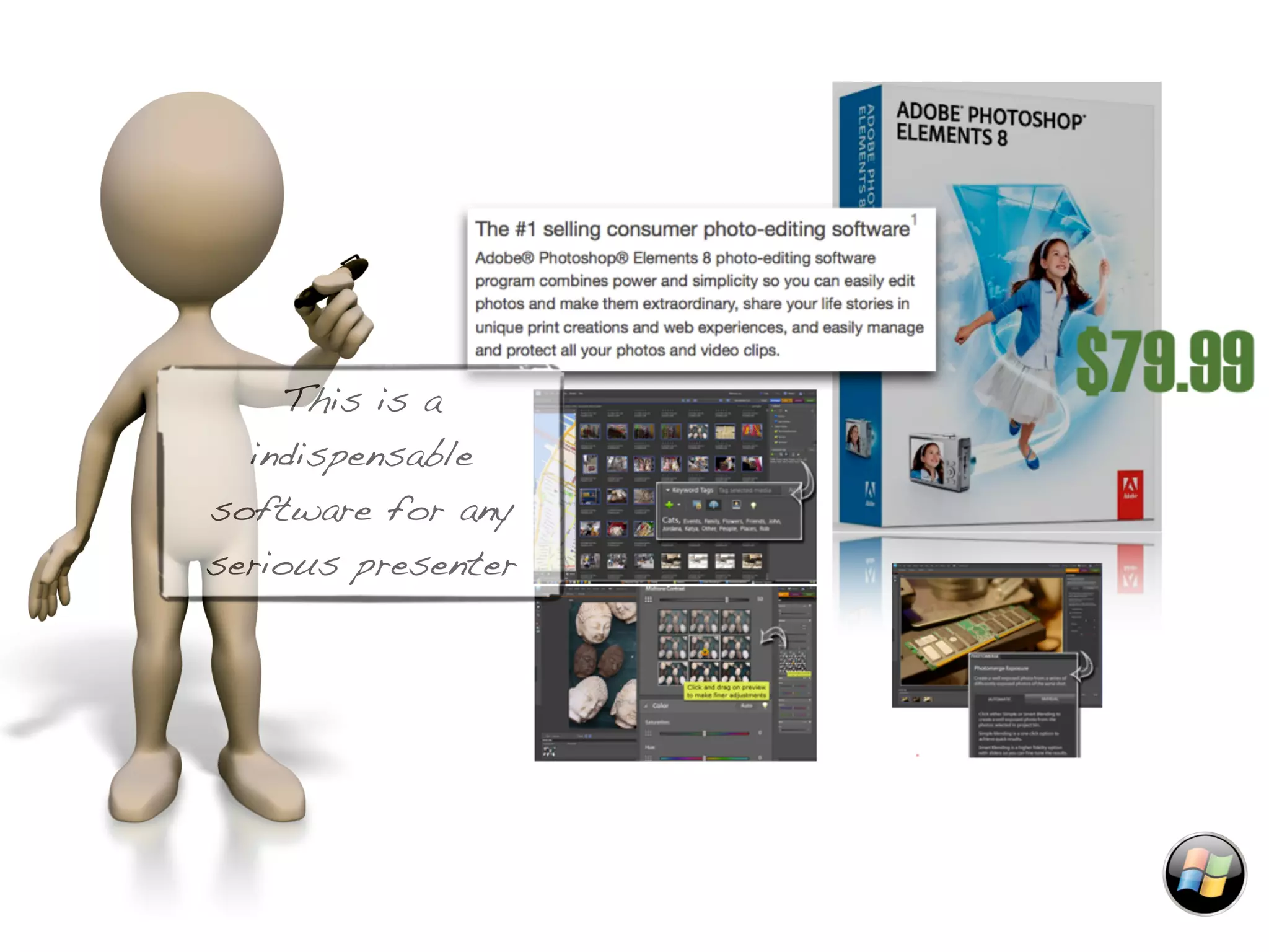 This is a
  indispensable
software for any
serious presenter
 