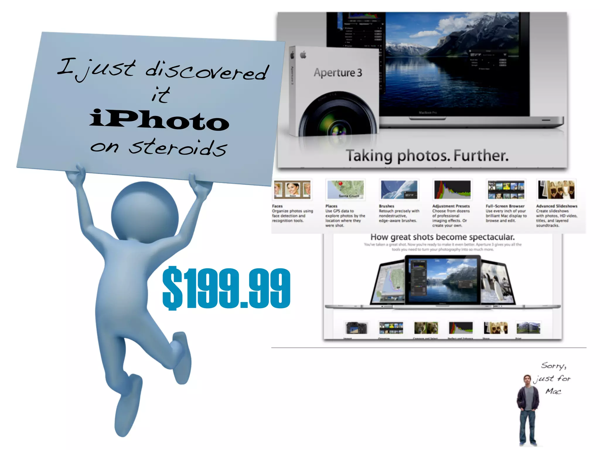 I just discovered
        it
   iPhoto
   on steroids




        $199.99
 
