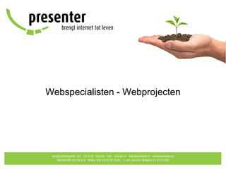 Webspecialisten - Webprojecten 