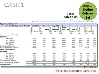 Seq10




Seq20




Seq30




Seq40




Seq50
           Define
         Column Set




Seq60




Seq70
           Set
         Define
         Step 2 :




Seq 80
         Column
 