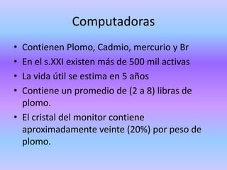 No existe un lugar donde pueda ser llevada , ni la infraestructura para disponer del equipo.