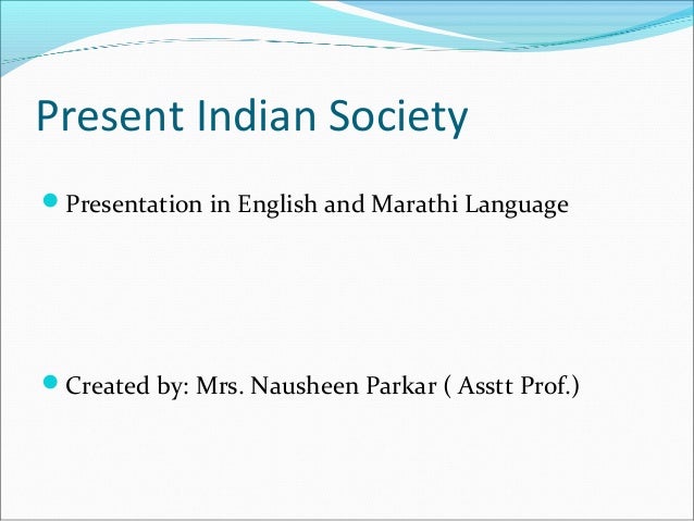 present-indian-society-ppt